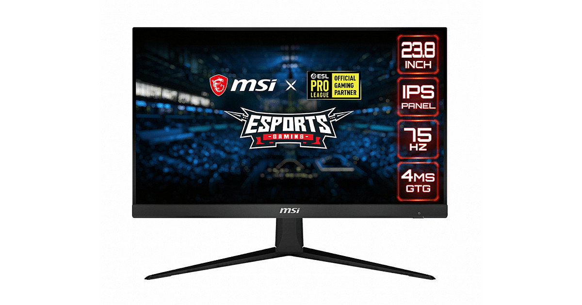 MSI Optix G241V 23.8inch monitor IPS Flat 75Hz 1ms