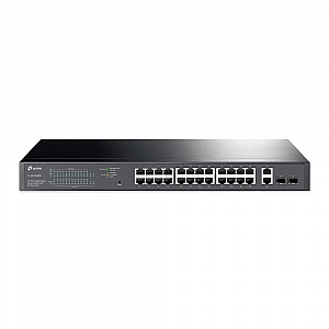 TP-LINK 28-Port Gigabit Easy Smart Switch with 24-Port PoE+