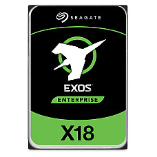 SEAGATE Exos X18 18TB HDD SATA 6Gb/s 7200RPM 256MB cache 3.5inch 24x7 SED 512e/4KN BLK