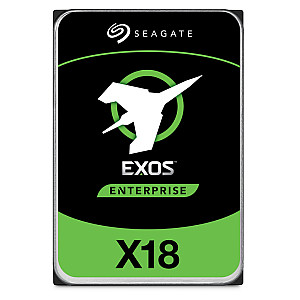 SEAGATE Exos X18 18TB HDD SATA 6Gb/s 7200RPM 256MB cache 3.5inch 24x7 SED 512e/4KN BLK