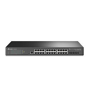TP-LINK TL-SG3428X 10Gbit managed switch 24x Gigabit RJ45 Ports 4x 10G SFP+ Slots RJ45/Micro-USB Console Port