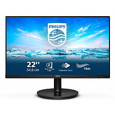 PHILIPS 221V8LD/00 21.5inch VA LCD FHD 1920x1080 16:9 3000:1 250cd/m2 75Hz 4ms GtG VGA HDMI1.4 DVI-D 3 year warranty