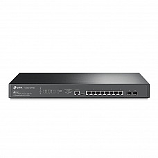 TP-LINK JetStream 8-Port 2.5GBase-T and 2-Port 10GE SFP+ L2+ Managed Switch with 8-Port PoE+