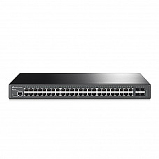 TP-LINK JetStream 48-Port Gigabit L2 Managed Switch with 4 Gigabit SFP Slots TP-LINK JetStream 48-Port Gigabit L2 Managed Switch with 4 Gigabit SFP Slots