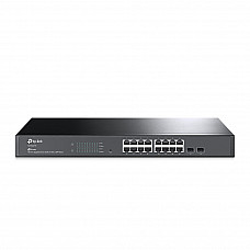 TP-LINK JetStream 16-Port Gigabit Smart Switch with 2 Gigabit SFP Slots TP-LINK JetStream 16-Port Gigabit Smart Switch with 2 Gigabit SFP Slots