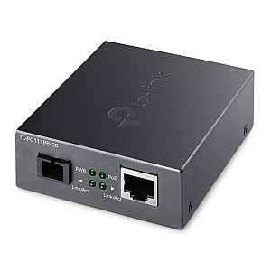 TP-LINK 10/100 Mbps RJ45 to 100 Mbps Single-mode SC WDM Bi-Directional Fiber Converter With 1-Port PoE TP-LINK 10/100 Mbps RJ45 to 100 Mbps Single-mode SC WDM Bi-Directional Fiber Converter With 1-Port PoE