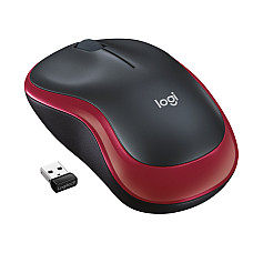 LOGITECH M185 Wireless Mouse - RED - EWR2