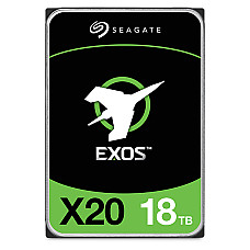 SEAGATE Exos X20 18TB HDD SATA 6Gb/s 7200RPM 256MB cache 3.5inch 512e/4KN SED