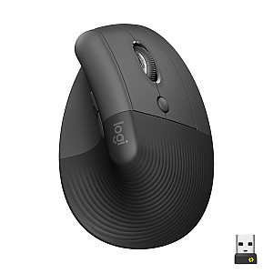 LOGITECH LIFT Right Vertical Ergonomic Mouse - GRAPHITE / BLACK - EMEA LOGITECH LIFT Right Vertical Ergonomic Mouse - GRAPHITE / BLACK - EMEA