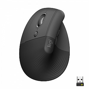 LOGITECH LIFT Left Vertical Ergonomic Mouse - GRAPHITE / BLACK - EMEA LOGITECH LIFT Left Vertical Ergonomic Mouse - GRAPHITE / BLACK - EMEA