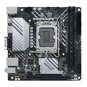 ASUS PRIME H610I-PLUS D4-CSM Intel H610 LGA 1700 2DDR4 1xPCIe 4.0/3.0 x16 1xM.2 4xSATA 6Gb/s 4xUSB 3.2 Mini ITX MB