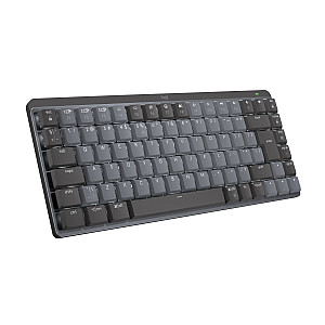 LOGITECH MX Mechanical Mini Minimalist Wireless Illuminated Keyboard - GRAPHITE - (US) INTL - 2.4GHZ/BT - N/A - EMEA - TACTILE LOGITECH MX Mechanical Mini Minimalist Wireless Illuminated Keyboard - GRAPHITE - (US) INTL - 2.4GHZ/BT - N/A - EMEA - TACTILE