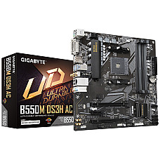 GIGABYTE B550M DS3H AC AM4 4xDDR4 4xSATA 2xM.2 1xHDMI 1xDVI
