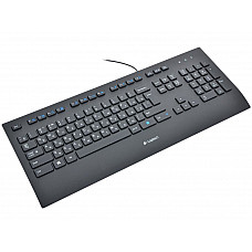 LOGITECH Corded Keyboard K280e Russian layout (RU)