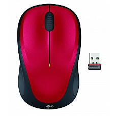 LOGITECH Wireless Mouse M235 Red WER Occident Packaging