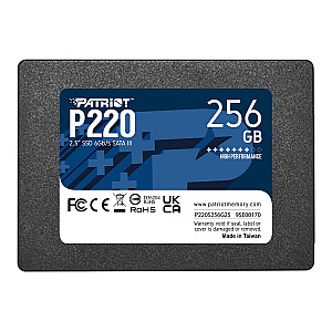PATRIOT P220 256GB SATA3 2.5inch SSD PATRIOT P220 256GB SATA3 2.5inch SSD