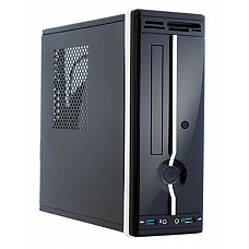 CHIEFTEC Black with Card reader with 2xUSB3.0