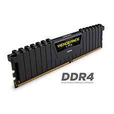 CORSAIR 16GB RAMKit 2X8GB DDR4 3200MHz 2x288Dimm unbuffered 16-18-18-36 1,35V Vengeance LPX Black Heatspreader