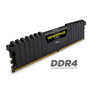 CORSAIR 64GB RAMKit 4x16GB DDR4 2400MHz 4x288Dimm Unbuffered 14-16-16-31 Vengeance LPX Black Heat Spreader 1,2V