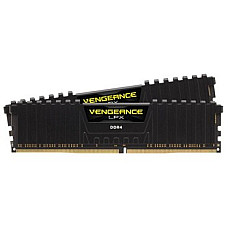 CORSAIR 16GB RAMKit 2x8GB DDR4 2400MHz 2x288Dimm Unbuffered 16-16-16-39 Vengeance LPX Black Heat Spreader 1,2V XMP2.0
