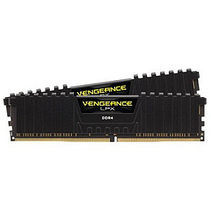 CORSAIR 16GB RAMKit 2x8GB DDR4 2400MHz 2x288Dimm Unbuffered 16-16-16-39 Vengeance LPX Black Heat Spreader 1,2V XMP2.0