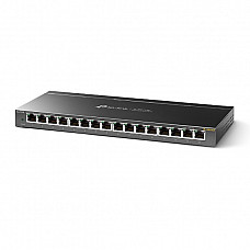 TP-LINK 16-Port Gigabit Easy Smart Switch 16 Gigabit RJ45 Ports MTU/Port/Tag-based VLAN QoS IGMP Snooping TP-LINK 16-Port Gigabit Easy Smart Switch 16 Gigabit RJ45 Ports MTU/Port/Tag-based VLAN QoS IGMP Snooping