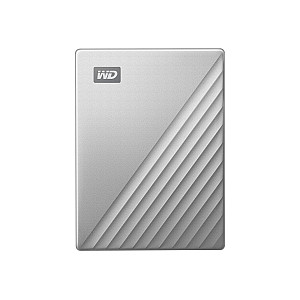 WD My Passport Ultra Mac 4TB Silver USB-C/USB3.0 HDD 2.5inch Metal finish RTL portable extern