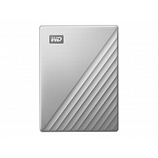WD My Passport Ultra 2TB Silver USB-C/USB3.0 HDD 2.5inch Metal finish RTL portable extern WD My Passport Ultra 2TB Silver USB-C/USB3.0 HDD 2.5inch Metal finish RTL portable extern