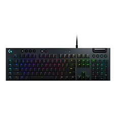 LOGITECH G815 LIGHTSYNC RGB Mechanical Gaming Keyboard – GL Linear - CARBON - US INTNL - INTNL