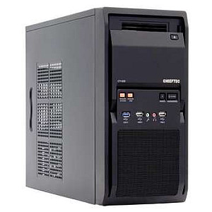 CHIEFTEC LIBRA LT-01B GAMING MINI TOWER W/O PSU 1x USB 3.0 2x USB 2.0 Mic-in Audio-out AZALIA / HD-Audio