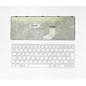 Klaviatūra SONY Vaio: SVE11, UK balta Klaviatūra SONY Vaio: SVE11, UK balta