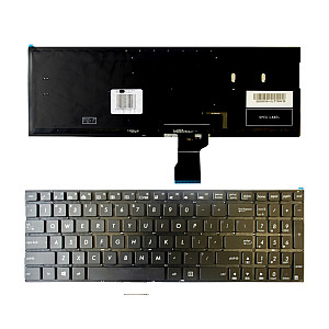 Klaviatūra ASUS: UX52, UX52A, UX52V, UX52VS, UX501 su apšvietimu Klaviatūra ASUS: UX52, UX52A, UX52V, UX52VS, UX501 su apšvietimu