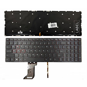 Klaviatūra Lenovo: Ideapad Y700, Y700-15ISK, Y700-17ISK su apšvietimu Klaviatūra Lenovo: Ideapad Y700, Y700-15ISK, Y700-17ISK su apšvietimu