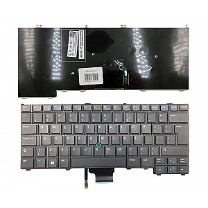 Klaviatūra Dell: Latitude E7240, E7440, D4HRW UK Klaviatūra Dell: Latitude E7240, E7440, D4HRW UK