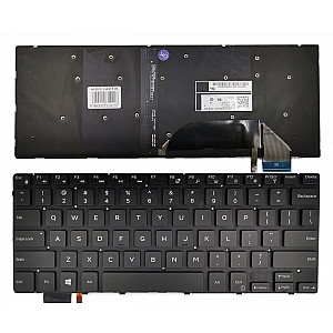 Klaviatūra DELL Inspiron: 15 7558, 7568, XPS 15 9550, 9560 su apšvietimu Klaviatūra DELL Inspiron: 15 7558, 7568, XPS 15 9550, 9560 su apšvietimu