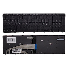 Klaviatūra HP: Probook 650 G2/G3, 655 G2/G3 su pašvietimu Klaviatūra HP: Probook 650 G2/G3, 655 G2/G3 su pašvietimu
