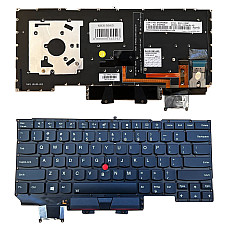 Klaviatūra LENOVO X1 Carbon Gen 5, su pašvietimu, su trackpoint, US Klaviatūra LENOVO X1 Carbon Gen 5, su pašvietimu, su trackpoint, US