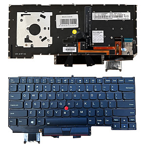 Klaviatūra LENOVO X1 Carbon Gen 6, su pašvietimu, su trackpoint, US Klaviatūra LENOVO X1 Carbon Gen 6, su pašvietimu, su trackpoint, US