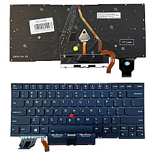 Klaviatūra LENOVO X1 Carbon Gen 7, su pašvietimu, su trackpoint, US Klaviatūra LENOVO X1 Carbon Gen 7, su pašvietimu, su trackpoint, US