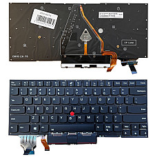 Klaviatūra LENOVO X1 Carbon Gen 8, su pašvietimu, su trackpoint, US Klaviatūra LENOVO X1 Carbon Gen 8, su pašvietimu, su trackpoint, US