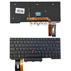 Klaviatūra LENOVO Thinkpad E14, su pašvietimu, su trackpoint, US