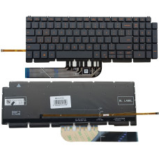 Klaviatūra DELL G15 5510, su pašvietimu, US Klaviatūra DELL G15 5510, su pašvietimu, US