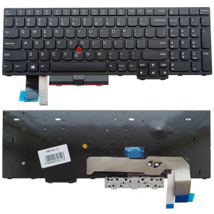 Klaviatūra LENOVO Thinkpad L15 Gen2, su pašvietimu, su “trackpoint”, su telefono mygtuku, US Klaviatūra LENOVO Thinkpad L15 Gen2, su pašvietimu, su “trackpoint”, su telefono mygtuku, US