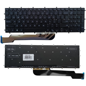 Klaviatūra DELL Inspiron 5570, 5565, 7566, 7567, 3579, su pašvietimu Klaviatūra DELL Inspiron 5570, 5565, 7566, 7567, 3579, su pašvietimu
