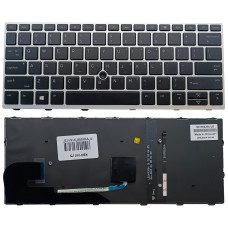 Klaviatūra HP Elitebook 730, 735, 830 G5/G6, su pašvietimu ir „trackpoint“ Klaviatūra HP Elitebook 730, 735, 830 G5/G6, su pašvietimu ir „trackpoint“