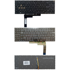 Klaviatūra MSI: GL76, GL66, GF76, GF66, su RGB apšvietimu, US Klaviatūra MSI: GL76, GL66, GF76, GF66, su RGB apšvietimu, US