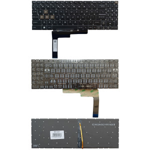 Klaviatūra MSI: GL76, GL66, GF76, GF66, su RGB apšvietimu, US Klaviatūra MSI: GL76, GL66, GF76, GF66, su RGB apšvietimu, US