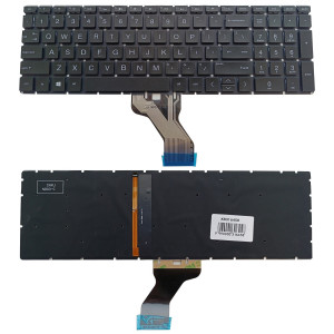 Klaviatūra HP Pavilion 15-CX, 15-DS, su pašvietimu, US Klaviatūra HP Pavilion 15-CX, 15-DS, su pašvietimu, US