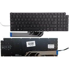 Klaviatūra DELL Vostro 3501, 3505, Inspiron 5598, 5584, 5502, su pašvietimu, US Klaviatūra DELL Vostro 3501, 3505, Inspiron 5598, 5584, 5502, su pašvietimu, US