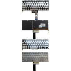 Klaviatūra ASUS X409, A412, X412, R423, R424, su pašvietimu, US Klaviatūra ASUS X409, A412, X412, R423, R424, su pašvietimu, US